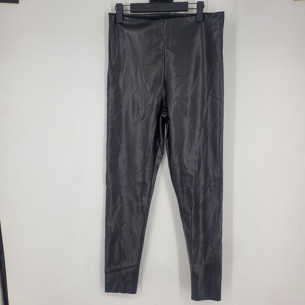 Joie Faux Leather Leggin Black Size L